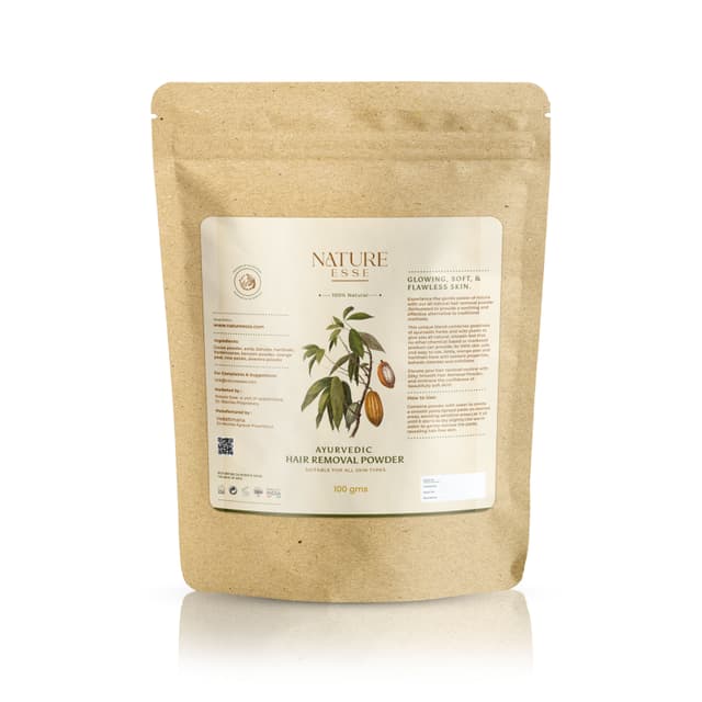 Natural Hair removal powder